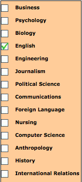 BetterGrads List of Majors List of College Majors