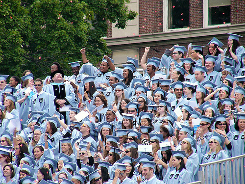 College graduation by Marjorie Lipan via flickr Photo courtesy Marjorie Lipan via flickr